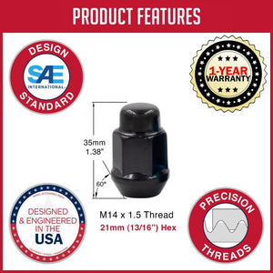 Coyote Wheel Accessories 56k548blk Lug Nut||features_48blk_New.Jpg||88||rev56k548blk||1225404