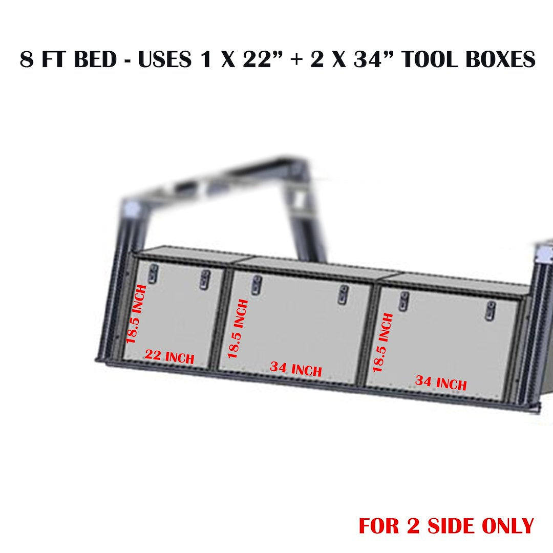 Black Horse Offroad Csurhd8btx2 Ladder Rack||csurhd8btx2_1.Jpg||86||blksurhd8btx2||2239427