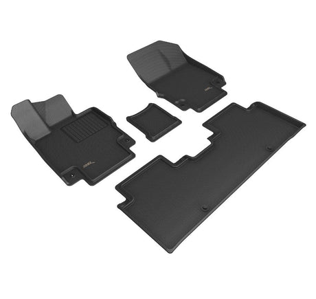 Product of 3D Mats KAGU L1GS01201509 Black Thermoplastic Rubber Of Carbon Fiber Texture Floor Liner 