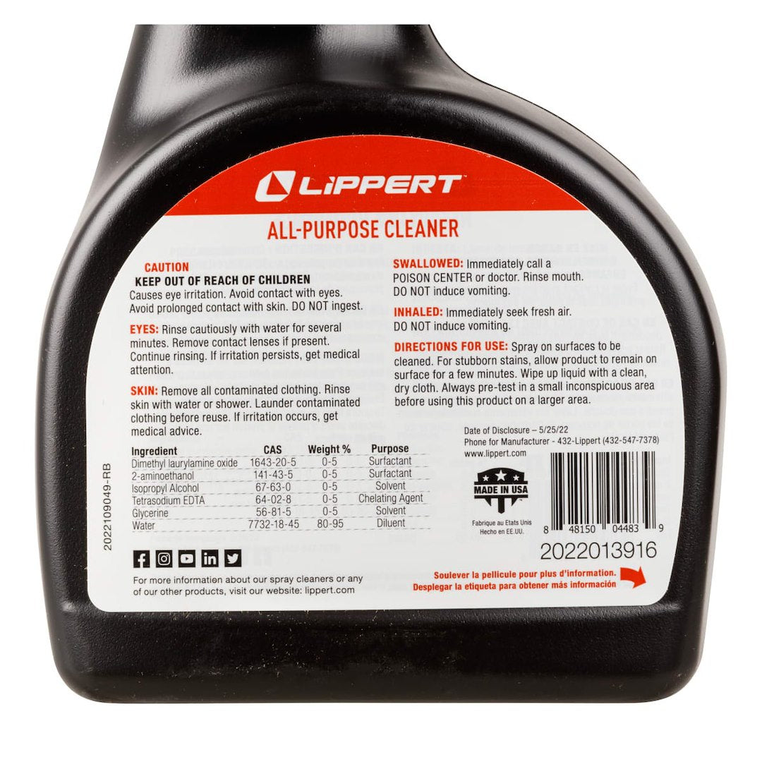 Lippert Components 2022013916 Multi Purpose Cleaner||2022013916_2.Jpg||87||m6v2022013916||1462221