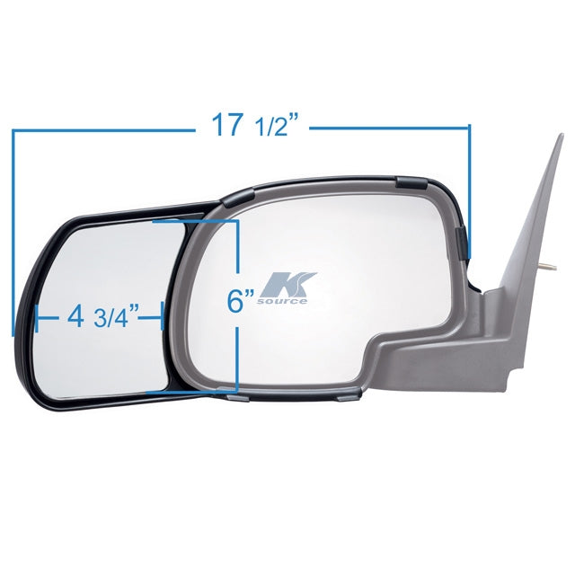 Product of K-Source 80800 Exterior Towing Mirror