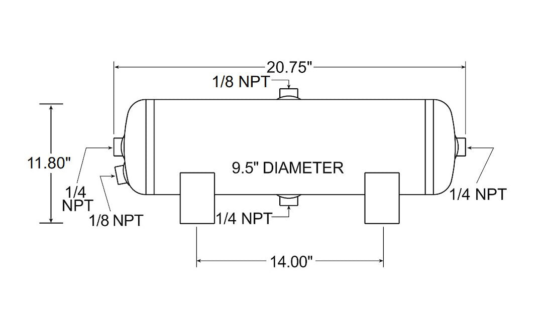 Product of Firestone Industrial 9246 Air Tank
