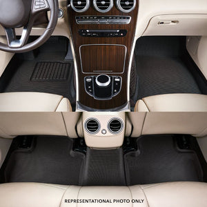 Product of 3D Mats KAGU L1AD03301509 Black Thermoplastic Rubber Of Carbon Fiber Texture Floor Liner 