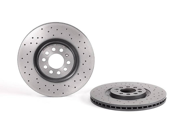 Product of Brembo 0978801XC02 Xtra Vented Cross Drilled 1 Piece Brake Rotor 