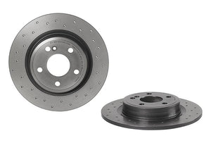 Product of Brembo 08B3484XC02 Xtra Solid Cross Drilled 1 Piece Brake Rotor 