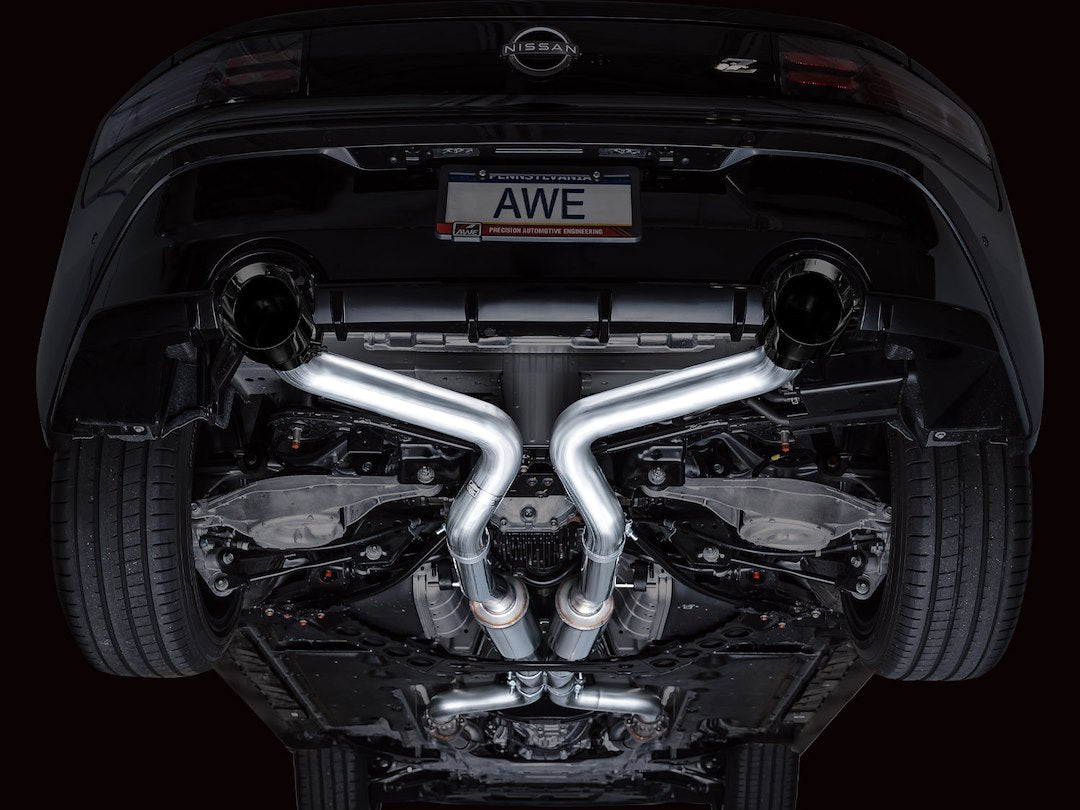 Product of AWE Tuning 3020-33400 Track Edition Cat-Back System Dual Exhaust System Kit 