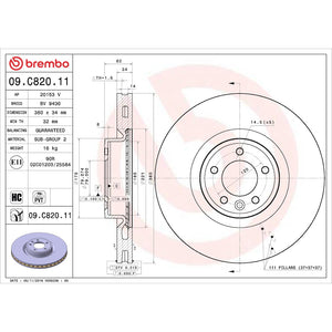 Brembo Kt00c38 Brake Kit||||95||brmkt00c38||2008874