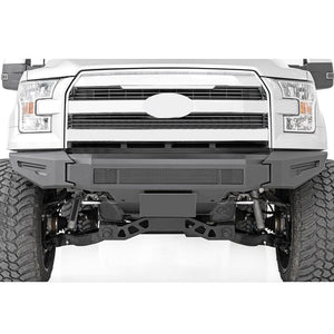 Product of Black Horse Offroad AFB-F116-BU Armour II Steel Matte Powder Coated Bumper 