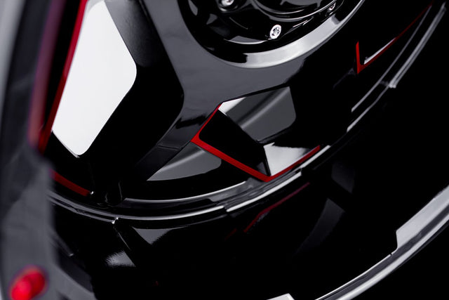 Product of Grid Wheels 24x14 Black With Red Accents Wheel - Not Applicable Bolt Pattern 