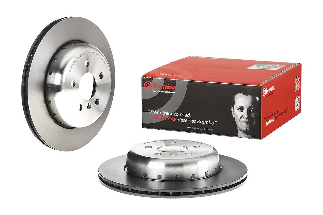 Product of Brembo 09D90213C02 Vented 1 Piece Brake Rotor 