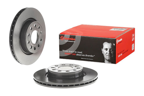 Product of Brembo 09916711C02 Vented 1 Piece Brake Rotor 