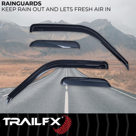 Product of TrailFX 4231H Outside Channel Rainguard 