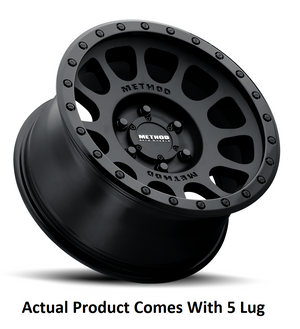 Product of Method Race Wheels 17x8.5 Double Black Wheel - Not Applicable Bolt Pattern 