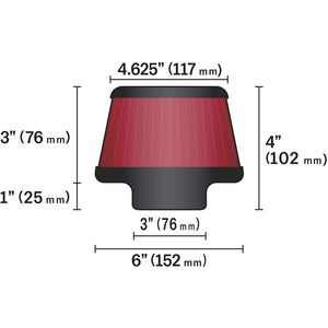 K & N Filters Ru-5288 Air Filter||ru-5288_Dim.Jpg||88||k33ru5288||2255179