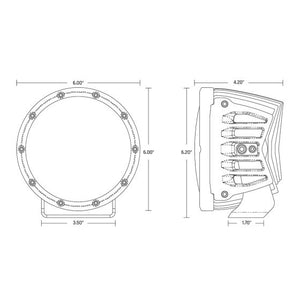 Rigid Lighting 36210 Driving/ Fog Light||36210_2.Jpg||87||r2g36210||1334297