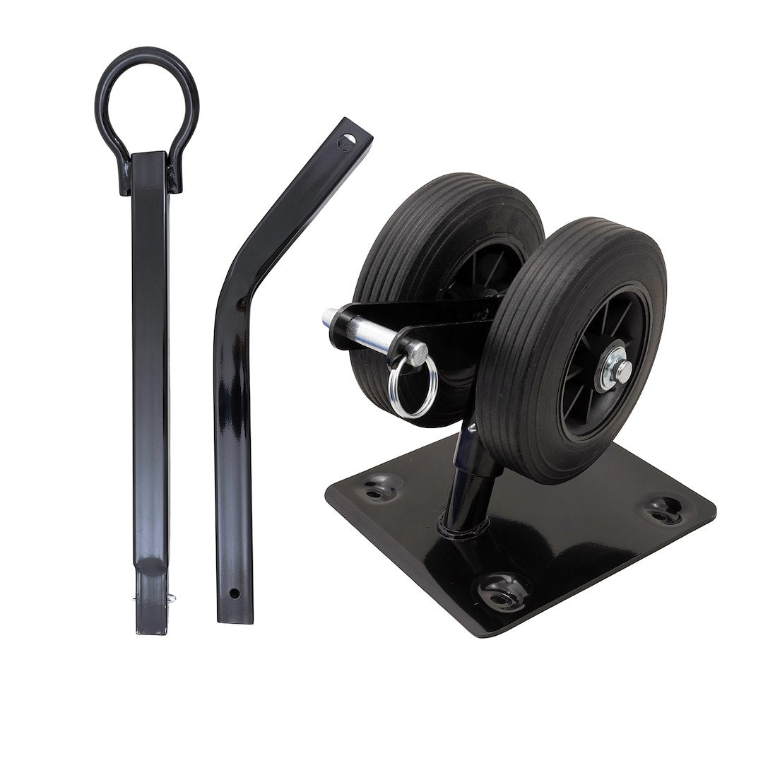 Duraflex 21988 Portable Waste Holding Tank Wheel||dur_21988_Front Wheel Assembly_With Handle_Web_1.Jpg||85||dur21988||1491369