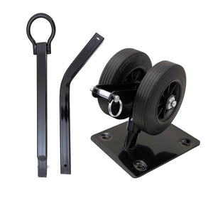 Duraflex 21988 Portable Waste Holding Tank Wheel||dur_21988_Front Wheel Assembly_With Handle_Web_1.Jpg||85||dur21988||1491369