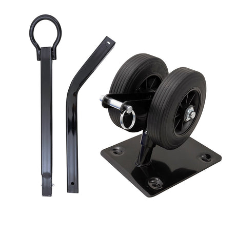 Duraflex 21988 Portable Waste Holding Tank Wheel||dur_21988_Front Wheel Assembly_With Handle_Web_1.Jpg||85||dur21988||1491369