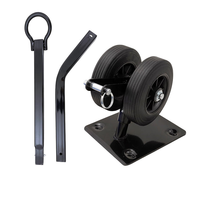 Duraflex 21988 Portable Waste Holding Tank Wheel||dur_21988_Front Wheel Assembly_With Handle_Web_1.Jpg||85||dur21988||1491369