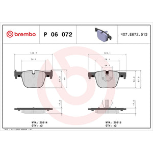 Brembo P06072 Brake Pad||p06072_Drw.Jpg||88||brmp06072||1752417