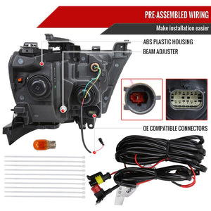 Spec-D Tuning 2lh-Ram1915jm-G3-Rs Headlight Assembly||||91||sdt2lhram1915||1918831