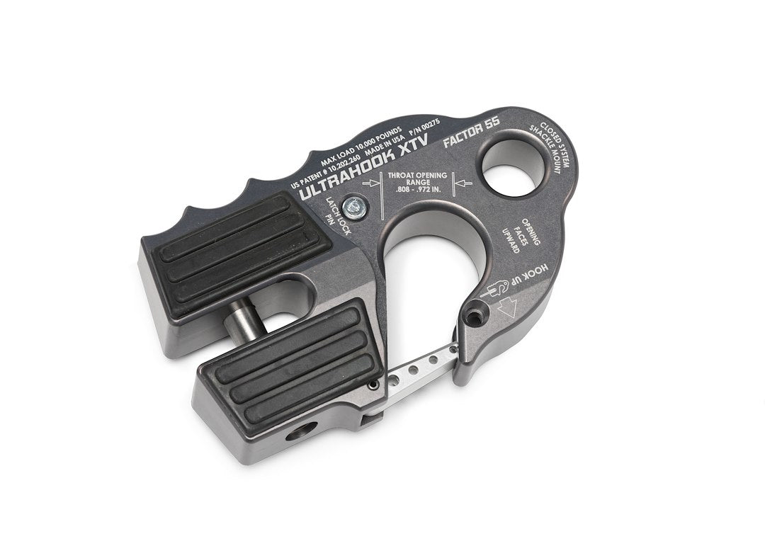 Factor 55 00275-06 Winch Clevis Hook||00275-06 - Ultrahook_Grey_Xtv.Jpg||85||fac0027506||1712191