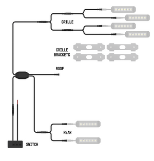 Product of Builtbright Bb8kb06 Warning Light Wiring Harness
