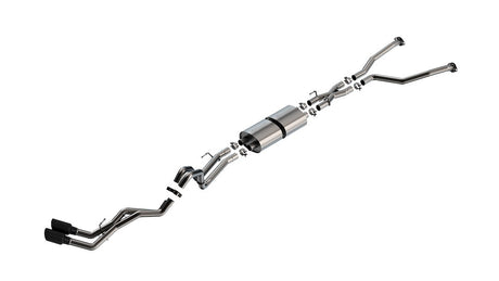 Product of Borla 140939BC S-Type Cat Back System Dual Exhaust System Kit 