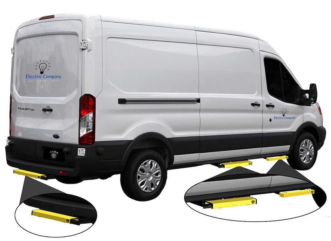 Product of Carr 501057 Yellow Powder Coated Galvanized Steel Truck Step