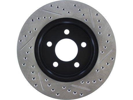 Product of Stop Tech/ Power Slot 127.67045R SportStop ® Drilled And Slotted Drilled And Slotted 1-Piece Brake Rotor 