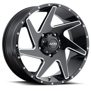 Product of Ultra Wheel 20x9 Black With Natural Accents Wheel - 5x5.00 Bolt Pattern 