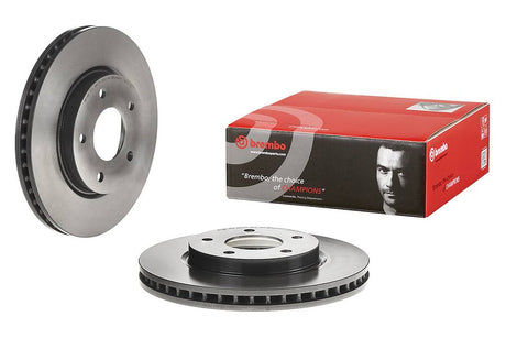 Product of Brembo 09B64721C02 Vented 1 Piece Brake Rotor 