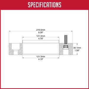 Coyote Wheel Accessories 8650-8650h-E-121 Wheel Adapter||8650-8650h-C14-121_3.Jpg||88||rev08650he121||2370889