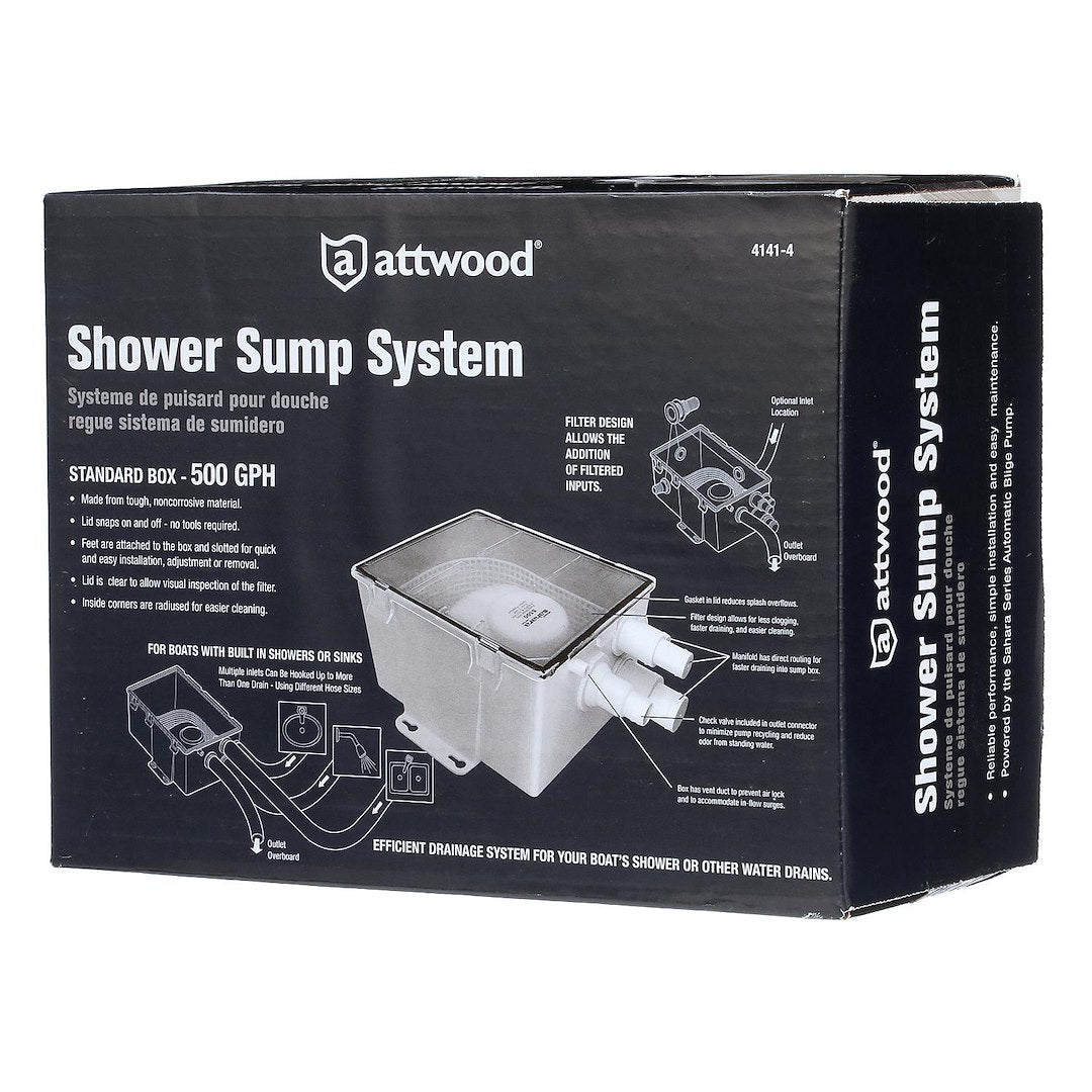 Attwood Marine 4141-4 Marine Gray Water Sump||||91||a7j41414||2003488