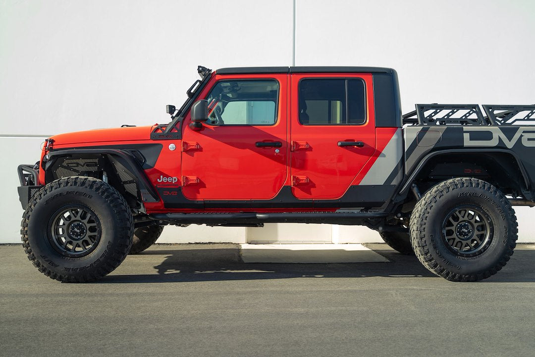Dv8 Offroad Srgl-09 Rocker Panel Guard||2020-2023-Jeep-Gladiator-Jt-Rock-Skins_Installed-04.Jpg||93||dv8srgl09||1629241