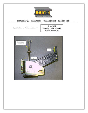 Rack-Em Ra-16 Spare Tire Carrier||ra-16_6.Jpg||91||rkmra16||1036343