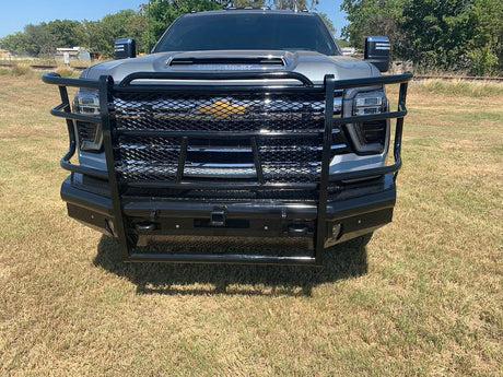 Product of Tough Country Products TFR3424C Traditional Steel Gloss Powder Coated Bumper 