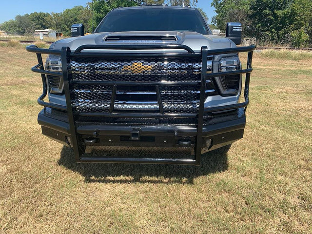 Product of Tough Country Products TFR3424C Traditional Steel Gloss Powder Coated Bumper 