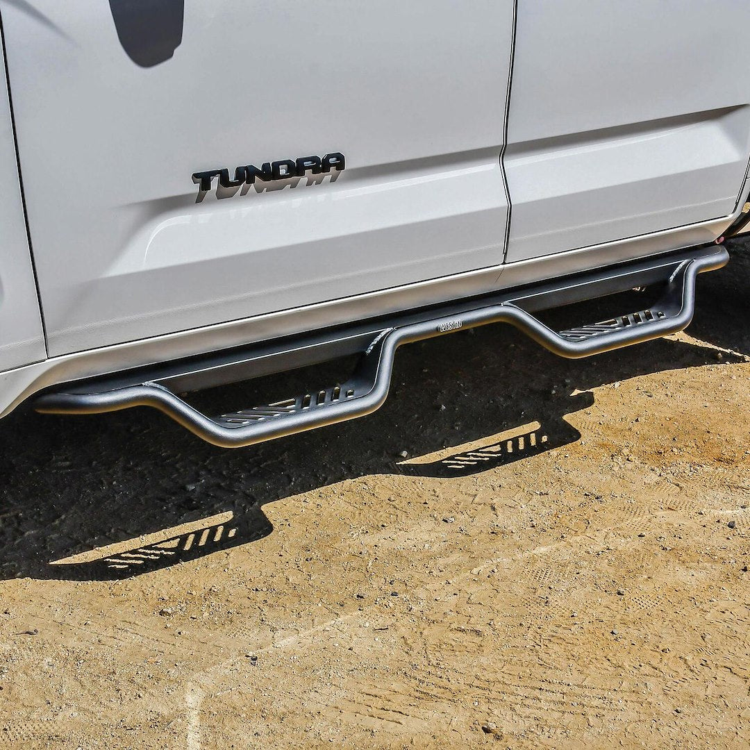 Product of Westin Automotive 20-14225 Outlaw Nerf Bar With Drop Down Steps 