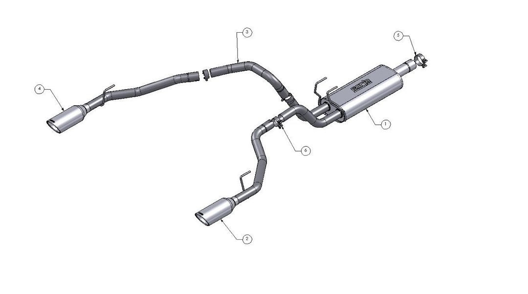 Borla 140307 Exhaust System Kit||140307_1.Jpg||86||b25140307||893673