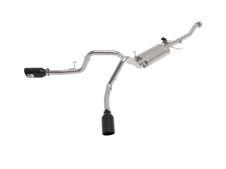 Product of Advanced FLOW Engineering 49-33129-B Gemini XV Cat-Back System Single Exhaust System Kit 