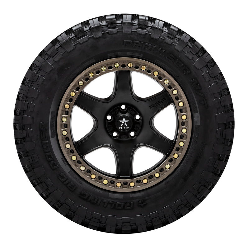 Product of RBP (Rolling Big Power) 20x9 Black With Bronze Bead Lock Ring Wheel - 8x6.50 Bolt Pattern 