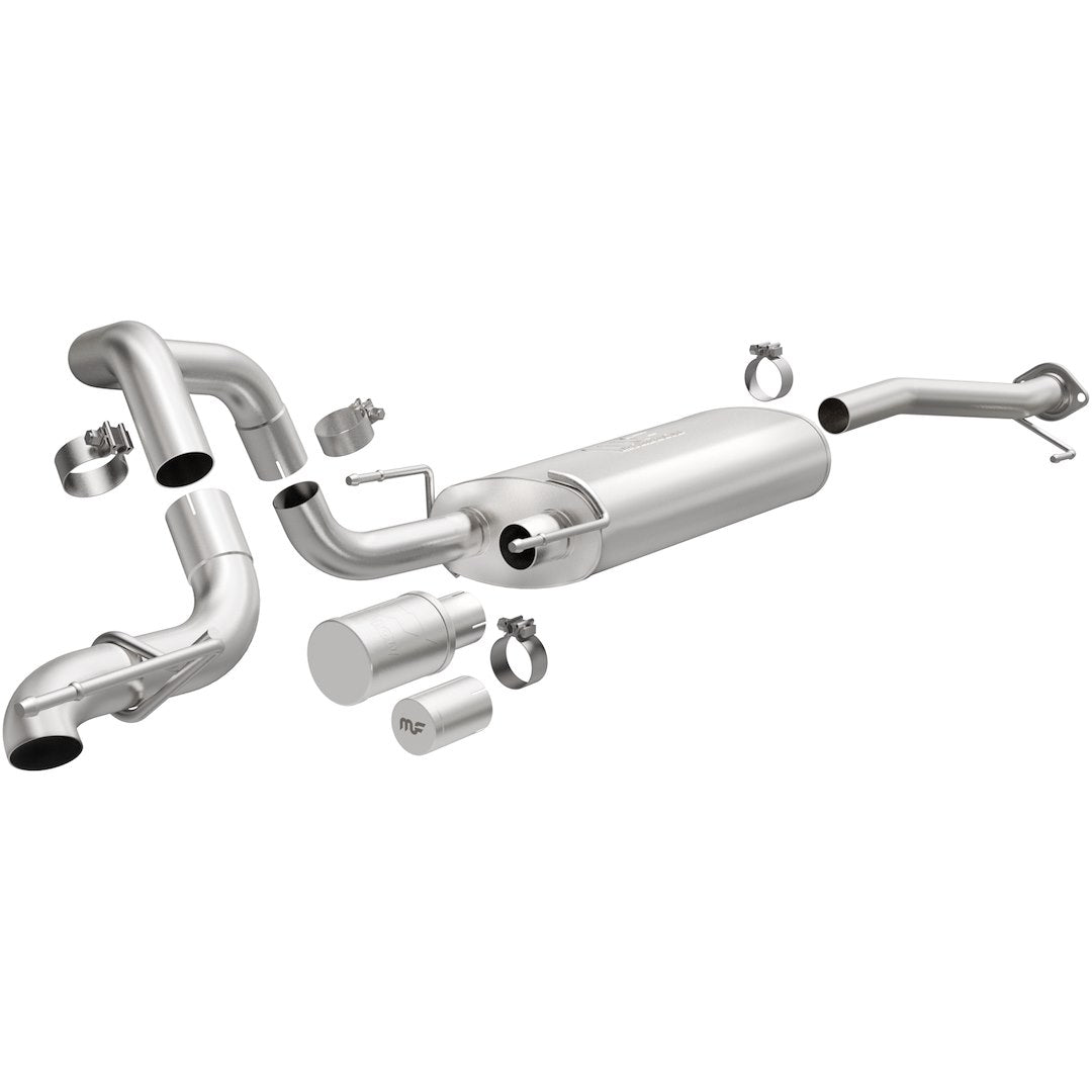 Product of Magnaflow Performance 19546 Overland Series Cat-Back System Single Exhaust System Kit 