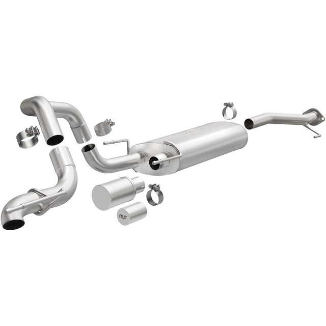 Product of Magnaflow Performance 19546 Overland Series Cat-Back System Single Exhaust System Kit 