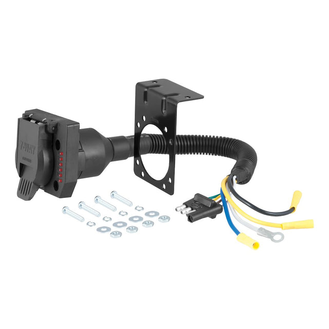 Curt 57676 Trailer Wiring Connector Adapter||57676_3008x1990_A.Jpg||85||c9357676||1161853