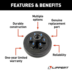 Lippert Components 141286 Trailer Axle Hub||141286_1.Jpg||86||m6v141286||1329855