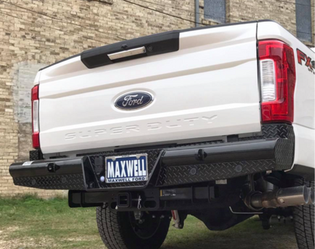 Product of Tough Country Products TB2023F Traditional Steel Gloss Powder Coated Bumper 