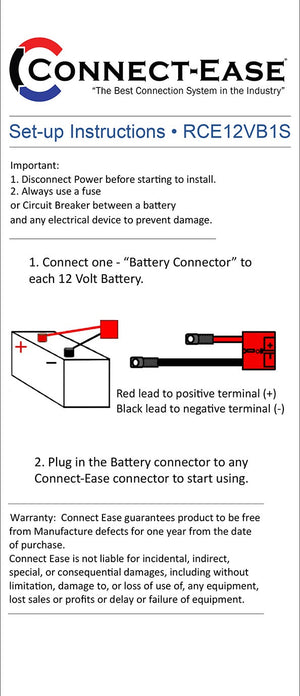 Product of Connect-Ease Rce12vb1s Battery Connection Harness