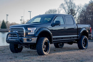 Product of Lund International 47121206 Bull Bar Black Wrinkle Powder Coated 3-1/2 Inch Yes with skid plate 