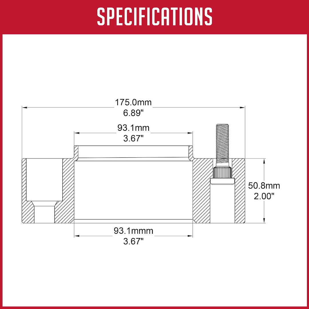 Coyote Wheel Accessories 6550-6550h-E931 Wheel Adapter||6550-6550h-E931_Specifications.Jpg||90||rev06550he931||2259526